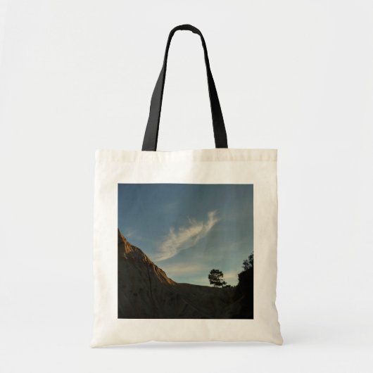 Lone Torrey Pine California Sunset Landschap Tote Bag (Voorkant)