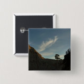 Lone Torrey Pine California Sunset Landschap Vierkante Button 5,1 Cm (Voorkant /achterkant)