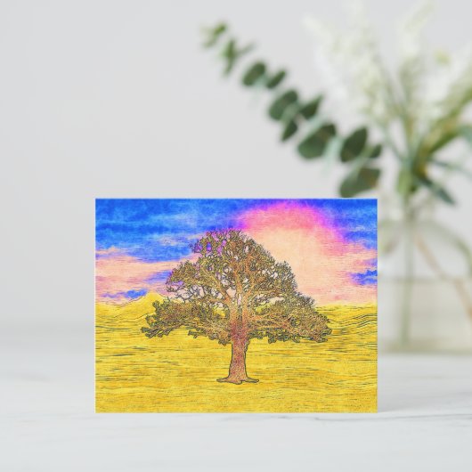 LONE TREE BRIEFKAART (Staand voorkant)