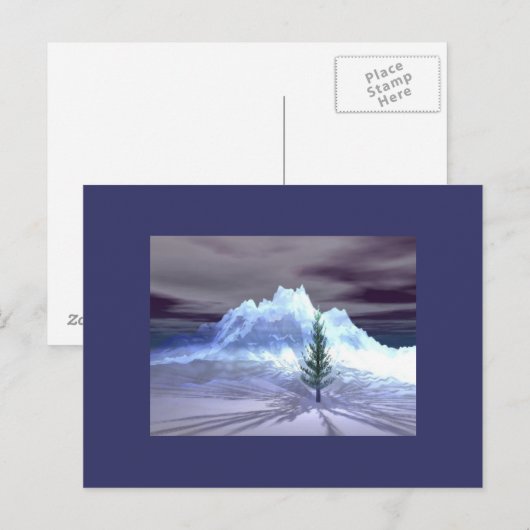 Lone Tree Briefkaart (Voorkant / Achterkant)