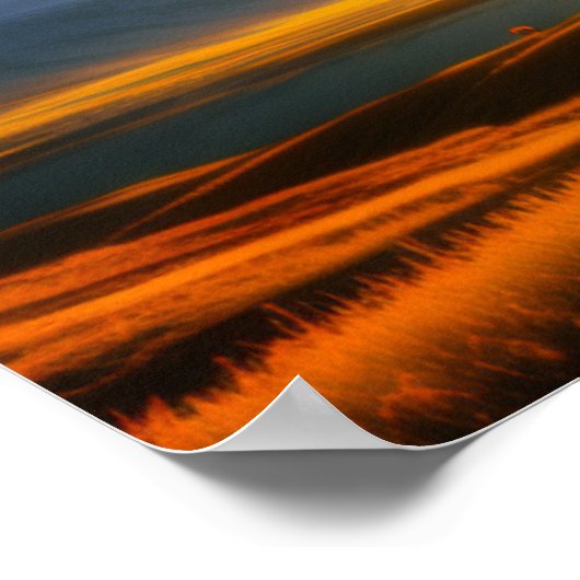 Lone Tree by the Mountain Poster (Hoek)