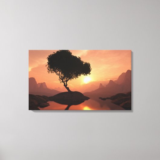 Lone Tree Canvas Afdruk (Voorkant)