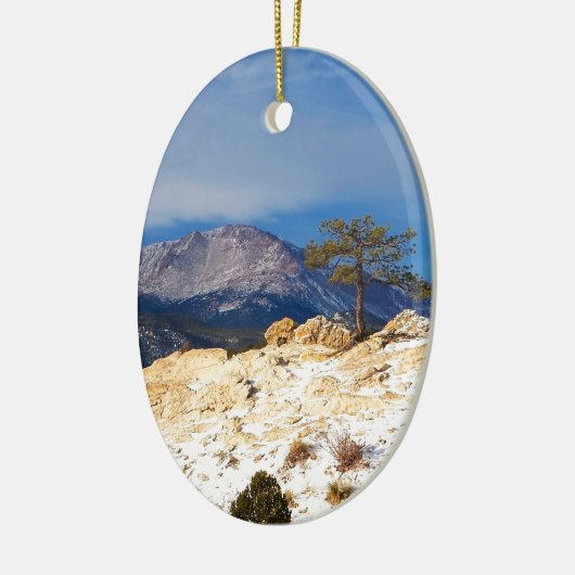 Lone Tree Keramisch Ornament (Links)