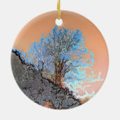LONE TREE KERAMISCH ORNAMENT (Achterkant)