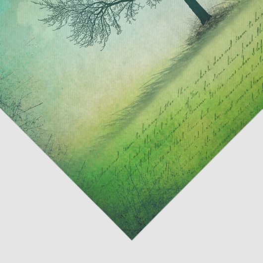 Lone Tree-ontkoppeling Tissuepapier (Detail)