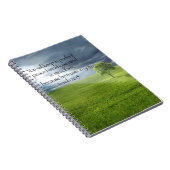 Lone Tree Rays of Sunshine Bijbel Verse Notitieboek (Rechterzijde)