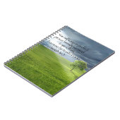 Lone Tree Rays of Sunshine Bijbel Verse Notitieboek (Linkerzijde)