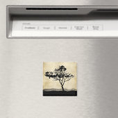 Lone Tree Silhouet Magnet (Insitu (Vaatwasser))