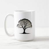 Lone Tree Silhouette Mok - 15 oz Classic Design (Links)