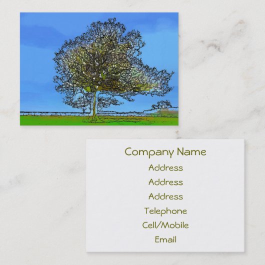 LONE TREE VISITEKAARTJE (Voorkant / Achterkant)