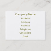 LONE TREE VISITEKAARTJE (Achterkant)