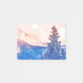 Lone Tree-Waterverf Post-it® Notes (Voorkant)