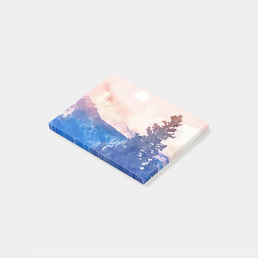 Lone Tree-Waterverf Post-it® Notes (Schuin)