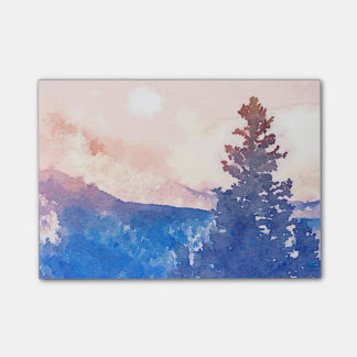 Lone Tree-Waterverf Post-it® Notes