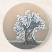 LONE TREE ZANDSTEEN ONDERZETTER (Voorkant)