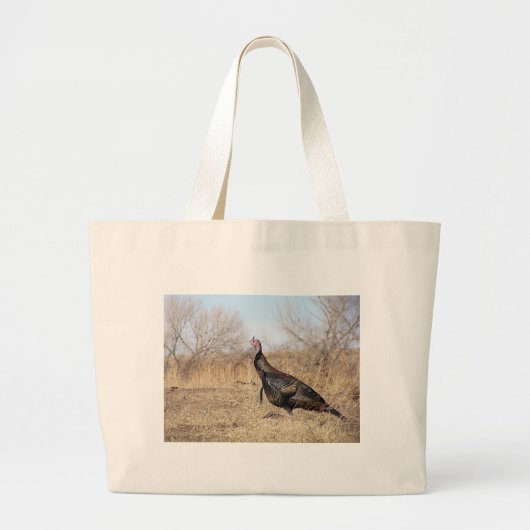 Lone Turkey Grote Tote Bag (Voorkant)