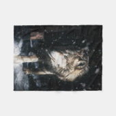 Lone Wanderer Fleece Deken (Voorkant (Horizontaal))