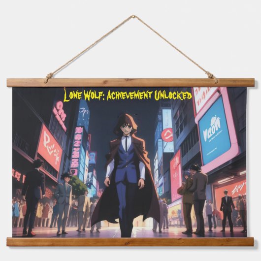 Lone Wolf Achievement Hangend Wandkleed (Voorkant)