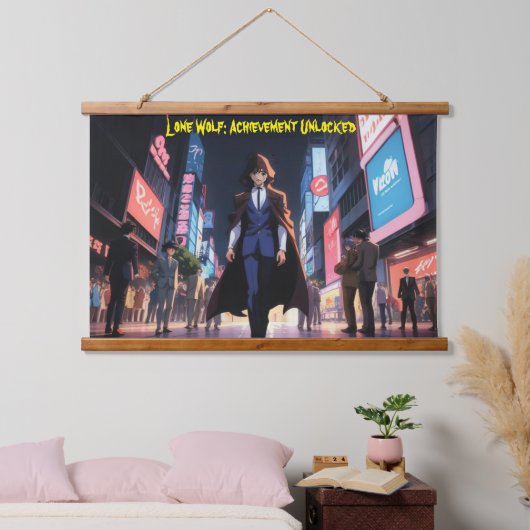 Lone Wolf Achievement Hangend Wandkleed (Slaapkamer)