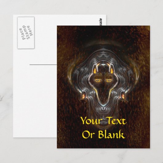 Lone Wolf Briefkaart (Voorkant / Achterkant)