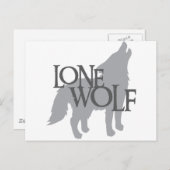 LONE WOLF BRIEFKAART (Voorkant / Achterkant)
