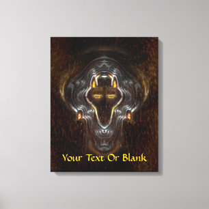 Lone Wolf Canvas Afdruk
