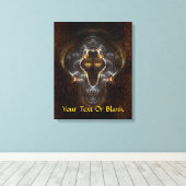 Lone Wolf Canvas Afdruk (Insitu (Houten vloer))