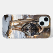 Lone Wolf Case-Mate iPhone Case (Achterkant (horizontaal))