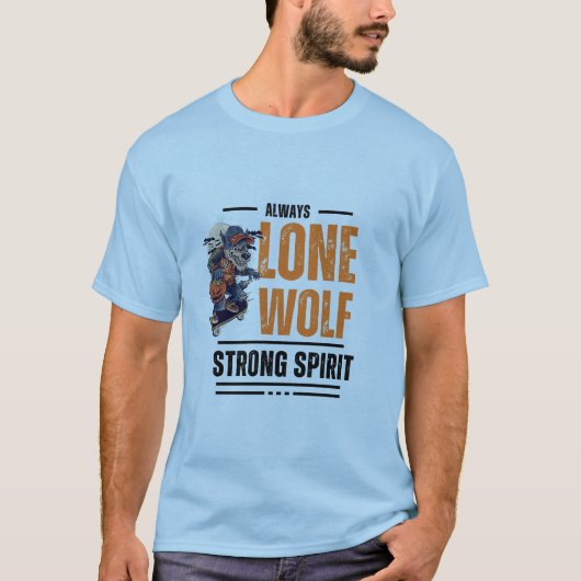 Lone Wolf Collectie - Bold Design voor de Indepe T-shirt (Voorkant)