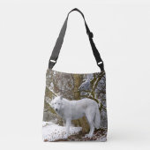 "Lone Wolf" Crossbody Bag Crossbody Tas (Voorkant)