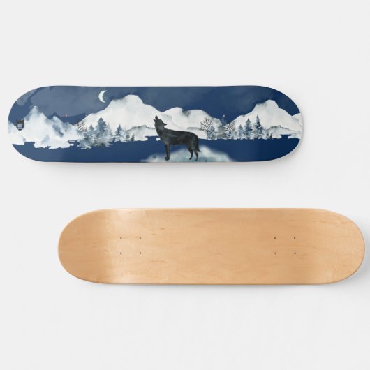 Lone Wolf Dd Brand Persoonlijk Skateboard (Horizontaal)