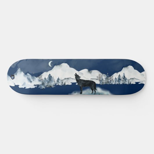 Lone Wolf Dd Brand Persoonlijk Skateboard (Horizontaal)