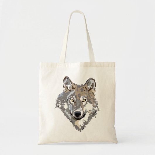 Lone Wolf Design Tote Bag (Voorkant)