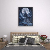 Lone Wolf domineert Snowy Summit Poster