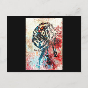 Lone Wolf - Een origineel van Brown Eyes Briefkaart