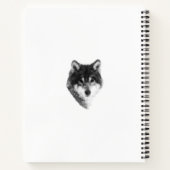 Lone Wolf elegant Notitieboek (Achterkant)
