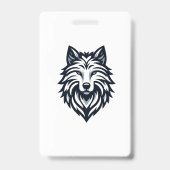 Lone Wolf Emblem Badge (Achterkant)