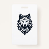 Lone Wolf Emblem Badge (Achterkant)