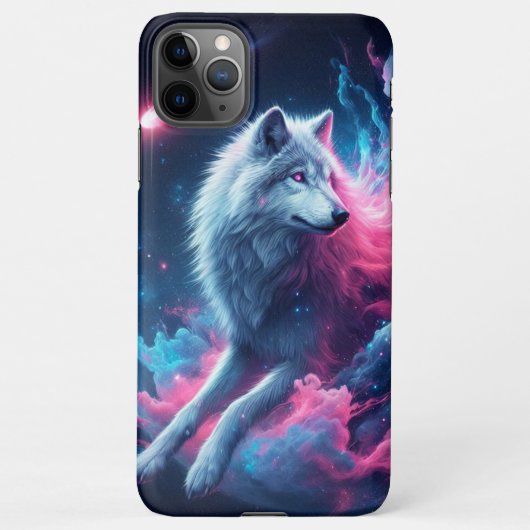 Lone Wolf Galaxy ontwerp iPhone Hoesje (Achterkant)