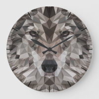 Lone Wolf geometrisch portret