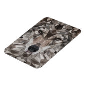 Lone Wolf geometrisch portret Magneet (Linkerzijde)