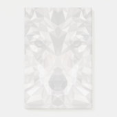Lone Wolf geometrisch portret Post-it® Notes (Voorkant)