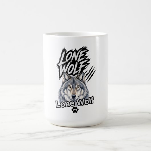 Lone Wolf Grafische Mok (Center)