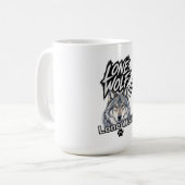 Lone Wolf Grafische Mok (Voorkant links)