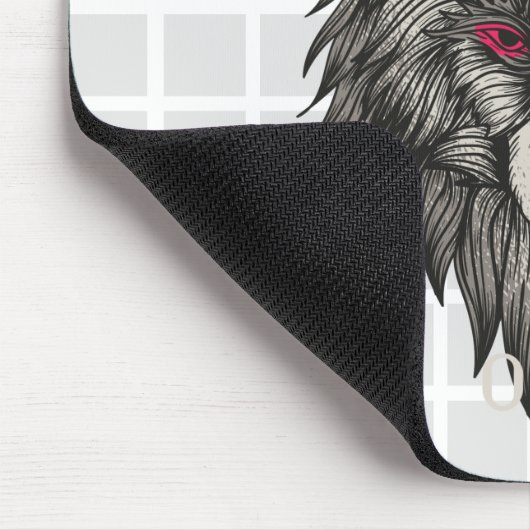 Lone Wolf Grid Muismat (Hoek)