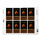 Lone Wolf Home Made Bierlabels Etiket (Full Sheet)