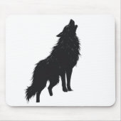 🐺Lone Wolf Howling Design muismatten (Voorkant)