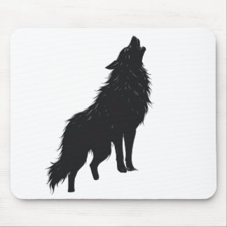 🐺Lone Wolf Howling Design muismatten