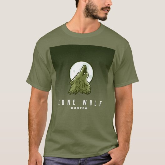 Lone Wolf Hunter T-shirt (Voorkant)