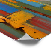 Lone Wolf in de Wildernis, Dier, Natuur Poster (Hoek)